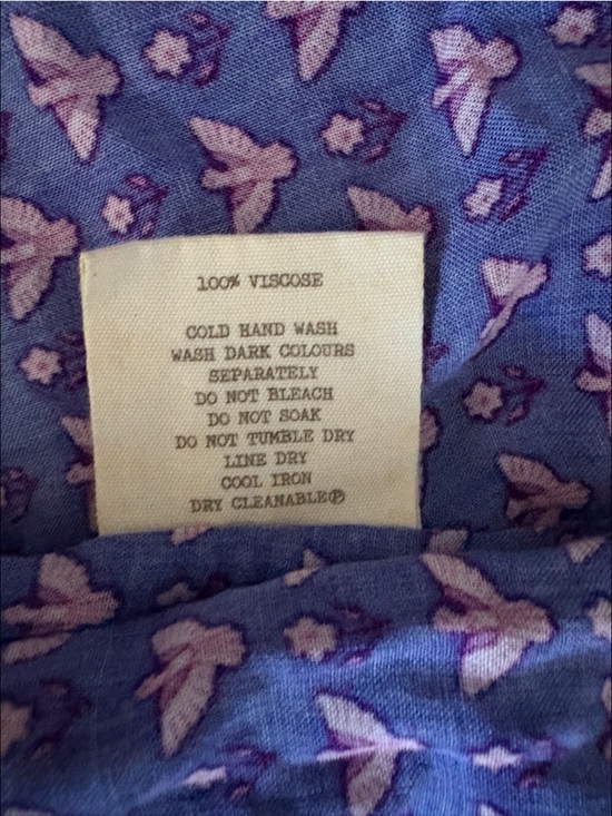 Revolve X Spell | Sunset Road Blouse In Royal | Size Small - Picture 8 of 9